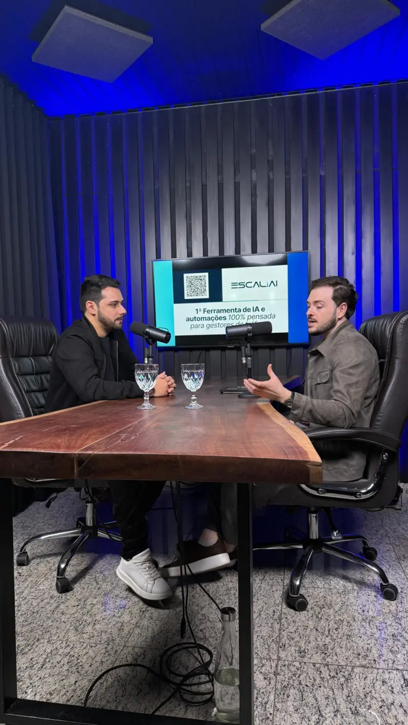 Grabación del Podcast Rei do Tráfego